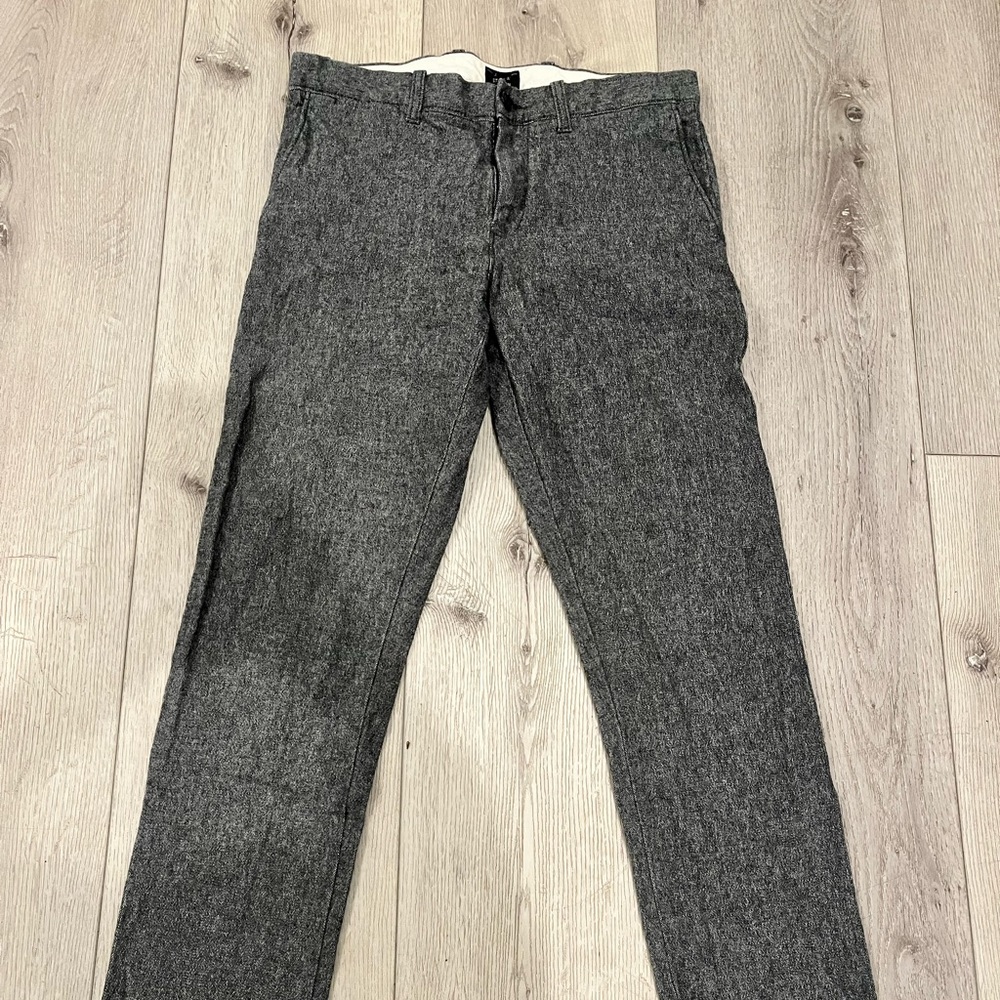 J Crew Grey Slim Pants 29/32